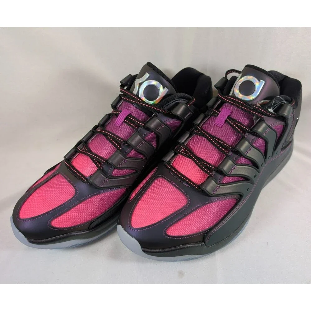Nike KD 18 SE Eggplant Mens 11.5 Vivid Purple Hyper Pink IM5843-500 NWOB